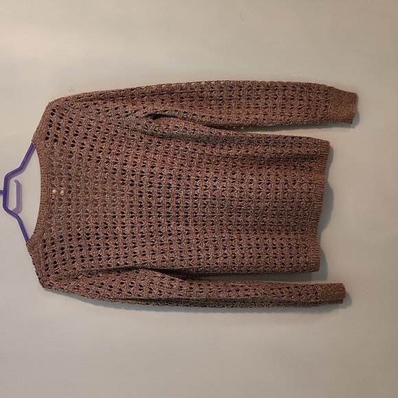 DKNY Jeans crocheted  button front cardigan. - Picture 7 of 10